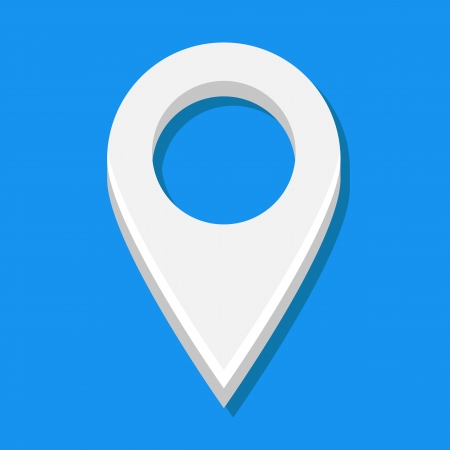 Vector Map Label Iconのイラスト素材