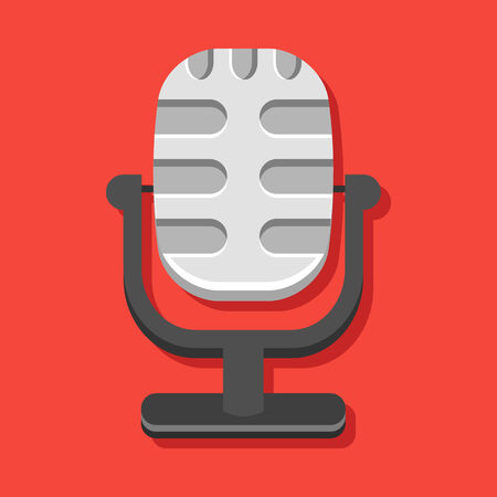 Vector Microphone Icon のイラスト素材
