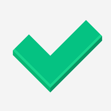 Vector Tick Icon のイラスト素材