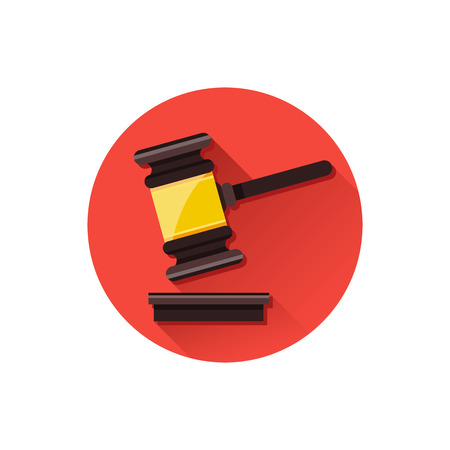 Vector Gavel Iconのイラスト素材