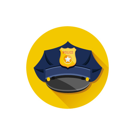 Vector Police Hatのイラスト素材