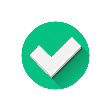 Vector Tick Iconのイラスト素材