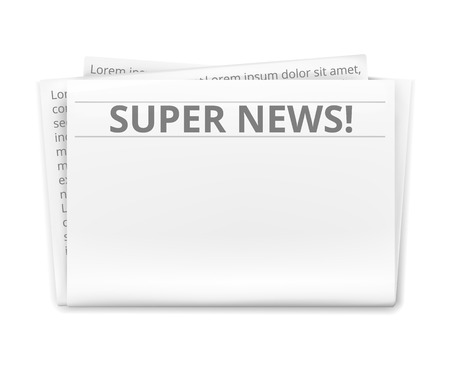 Newspaper Templateのイラスト素材