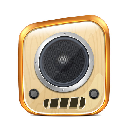 Cartoon Speaker のイラスト素材