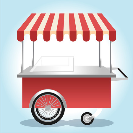 Ice Cream Shop. Vector illustrationのイラスト素材