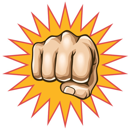 Vector fist illustration Vector fist illustration