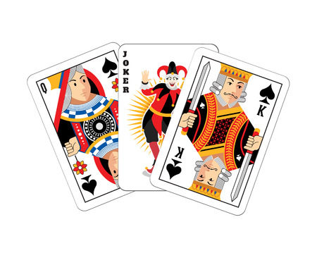 Vector game card illustrationのイラスト素材