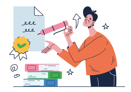 Online home school study education student university learning training abstract concept. Vector graphic design illustrationのイラスト素材