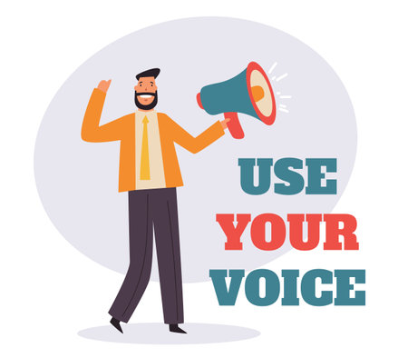 Demonstration banner protest demonstrate crowd concept. Vector design graphic illustrationのイラスト素材