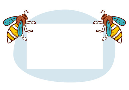 Bee honey honeycomb hive beehive cute comb banner concept. Vector flat graphic design illustrationのイラスト素材