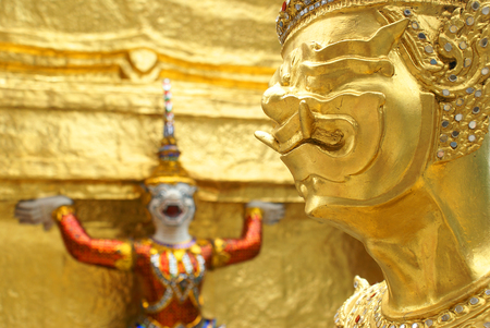 Wat Phra Kaew is the Grand Temple in thailand.              の写真素材