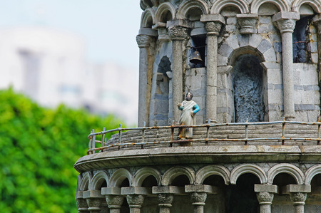 This is a Pisa tower model.の写真素材