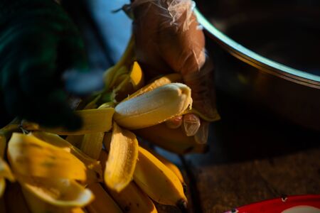 This is a picture of  banana.の写真素材