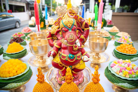 Ganesha also known as Ganapati, Vinayaka, Pillaiyar and Binayak, is one of the best-known and most worshipped deities in the Hindu pantheon.のeditorial素材