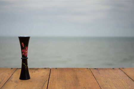 the thai art candlestick objectの写真素材