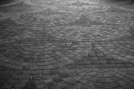 stone floor ,street ,tile Europe styleの写真素材