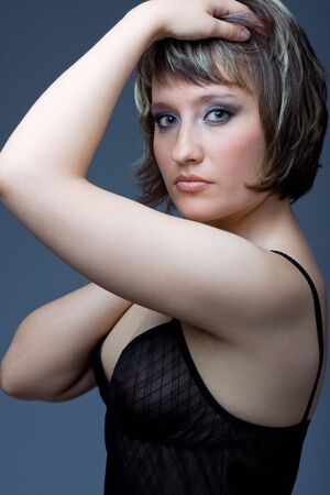 Beautiful woman. Fashion art photo. の写真素材