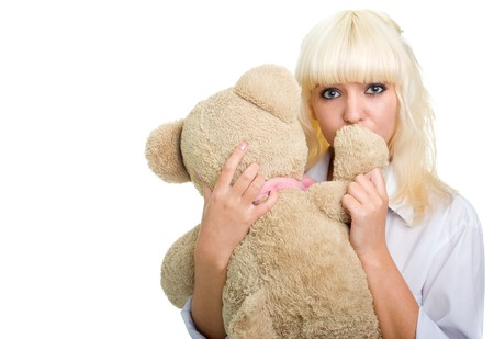 Sexy woman with toysの写真素材