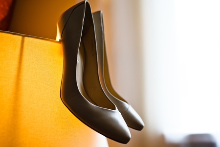 Wedding shoes for the brideの写真素材