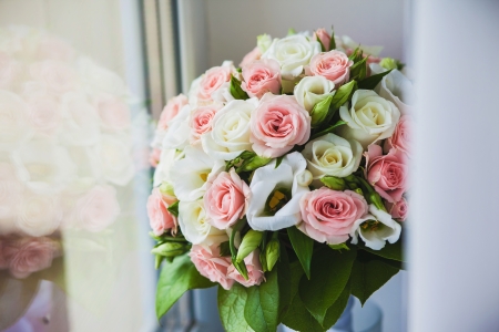 close up of wedding bouquetの写真素材