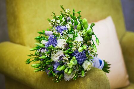 close up of wedding bouquetの写真素材