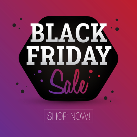 Black Friday Sale - Shop Nowのイラスト素材