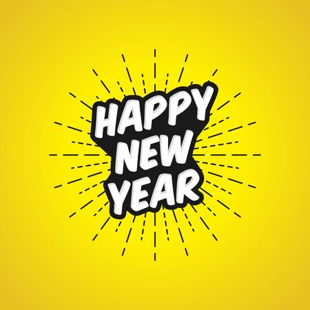Happy New Year  Illustrationのイラスト素材