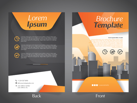 Business Brochure Flyer Design Layout Templateのイラスト素材