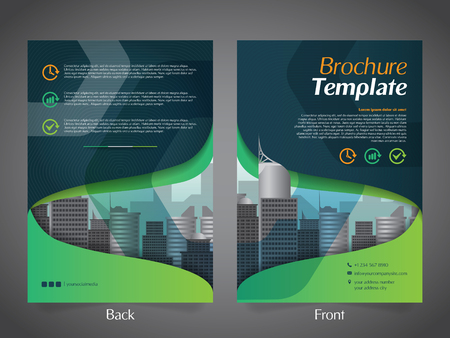 Business Brochure Flyer Design Layout Templateのイラスト素材