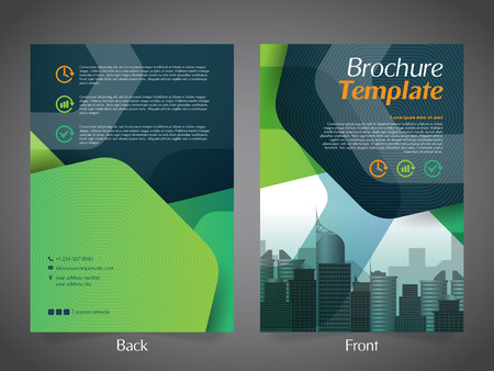 Business Brochure Flyer Design Layout Templateのイラスト素材
