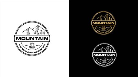 Vector mountain logoのイラスト素材