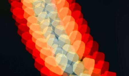 multi colored heart bokeh background