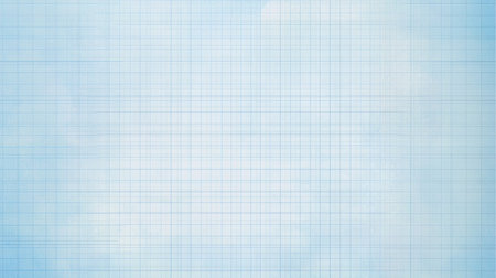 This soft blue background features a grid pattern and light texture, ideal for creative projects and designs. Perfect for use in digital and print media.の素材