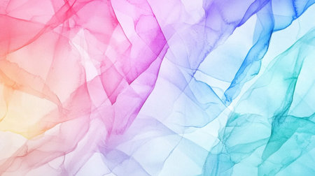 This colorful abstract background features soft fluid shapes and textures, creating a harmonious blend of pastel colors and a dreamy aesthetic ideal for creative projects.の素材