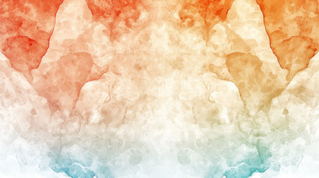 Colorful abstract background featuring a soft gradient blend of orange, white, and green. Ideal for artistic projects, wallpapers, and creative designs.の素材