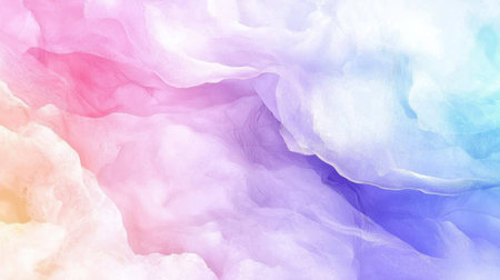 This soft pastel abstract background features blended colors and delicate textures, creating a dreamy atmosphere ideal for artistic projects and modern designs.の素材