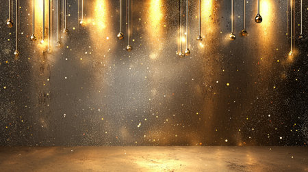 A stunning abstract background filled with glimmering lights and shining particles, perfect for celebrations, events, or artistic projects.の素材