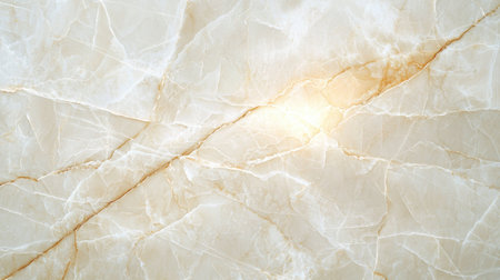 Close-up of an elegant marble surface featuring natural veins and soft light reflections, perfect for backgrounds in design and decorative projects.の素材