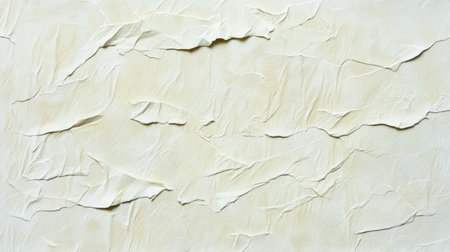 This image features a textured paper background with creases and wrinkles, offering a subtle and elegant aesthetic for artistic and design projects.の素材