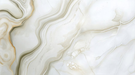 This elegant abstract marble background features soft beige and white tones with flowing patterns, perfect for modern design and luxury projects.の素材