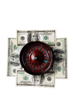 roulette, prize and is lot of money, dollars, good luck, vegasの写真素材
