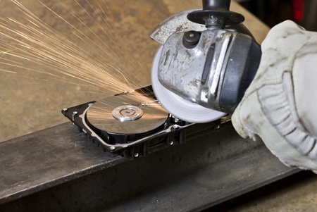 detail of a  circular saw