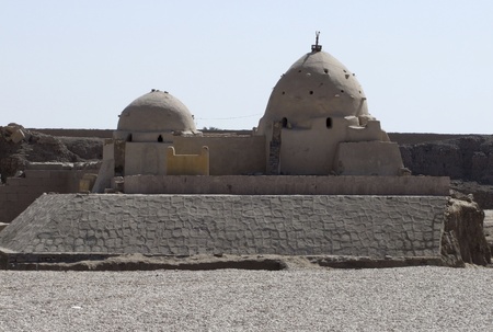 scenery around Precinct of Amun-Re in Egypt in sunny ambianceの写真素材
