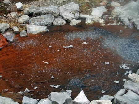 hot spring detail at Sao Miguel Island
