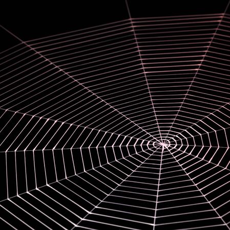 abstract background with symbolic painted spiderweb in dark backの写真素材