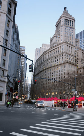 urban city view of New York (USA)のeditorial素材