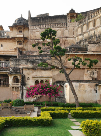 Bundi Palace located in Bundi, a city in in Rajasthan, Indiaのeditorial素材