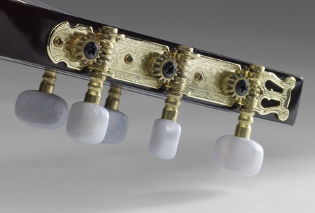 headstock of a classic guitar