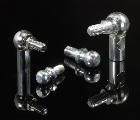 spherical joints in dark reflective back