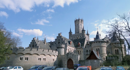 the Marienburg Castle in Lower Saxony  Germany のeditorial素材